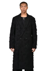 BORO JACQUARD OFFICER COAT / BLK
