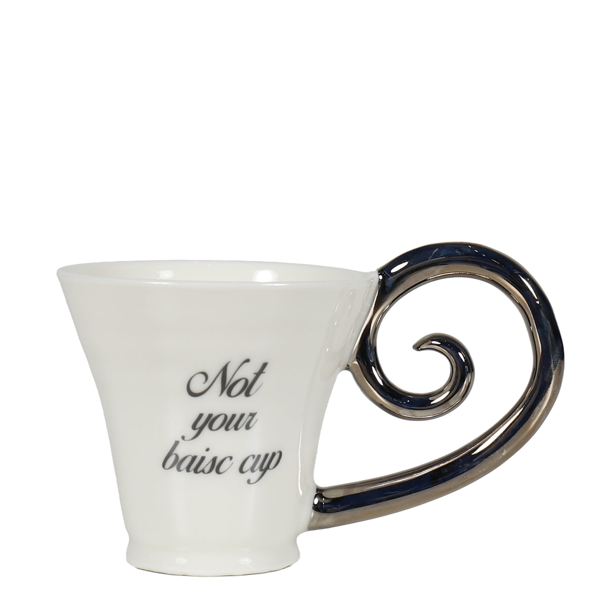 YESCERAMIC イェスセラミック マグカップ NOT YOUR BASIC MUG PLATINUM