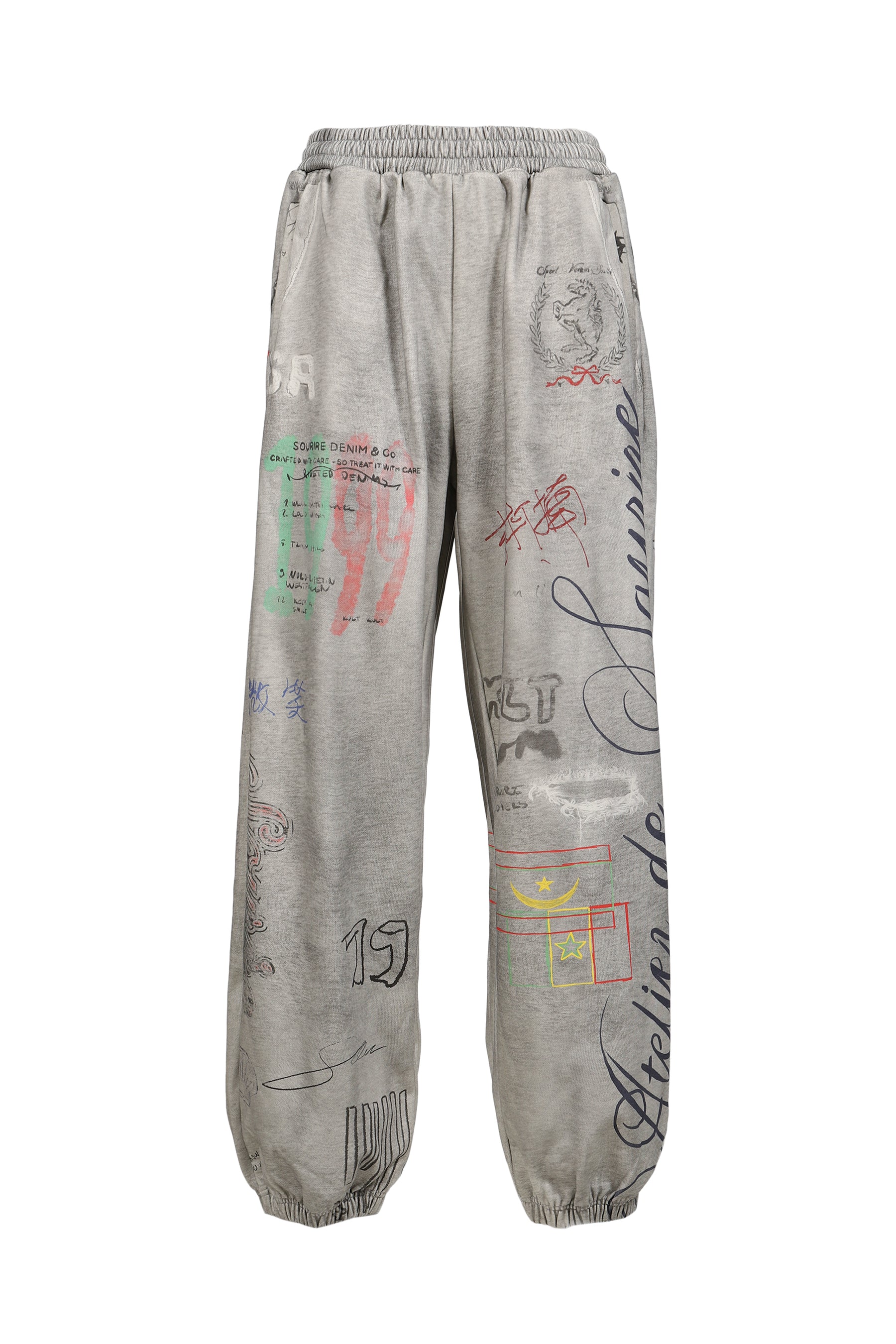 TAGGED SWEATPANTS / GRY