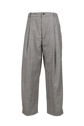 FRESH WOOL CHECK TROUSERS / BRW CHECK