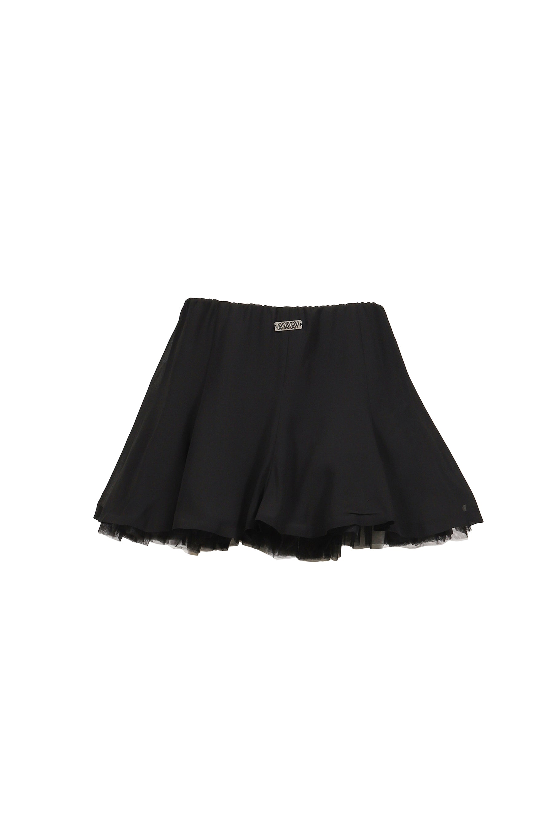 TULLE MINI SKIRT BLACK / BLK