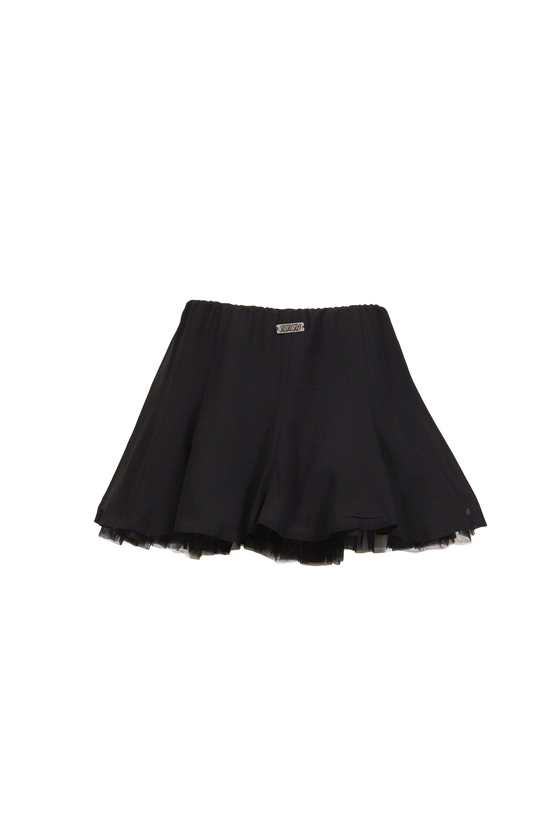 TULLE MINI SKIRT BLACK / BLK