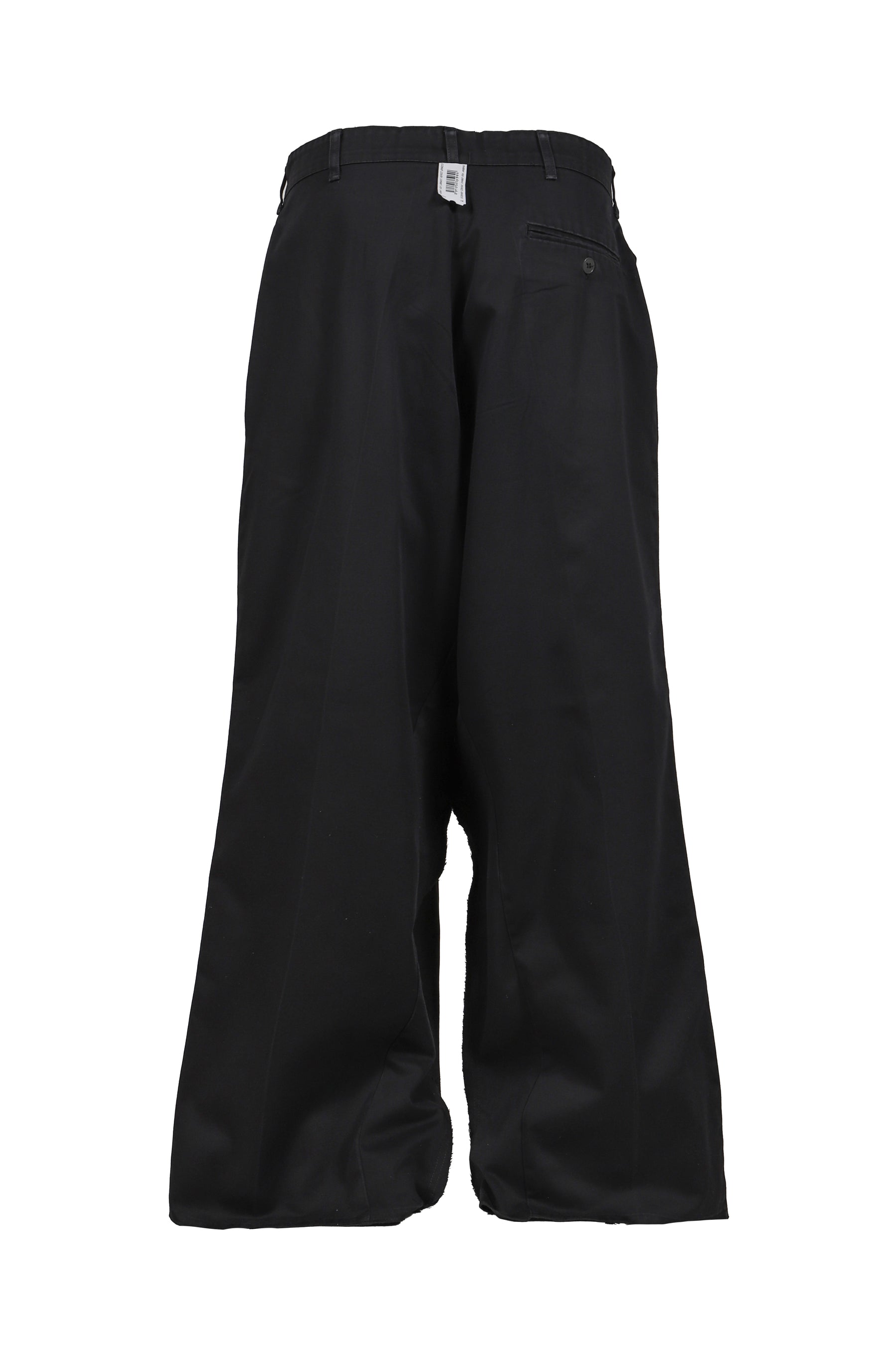 WOLLEN TWILL BLACK NEW TAILORED PANTS / BLK
