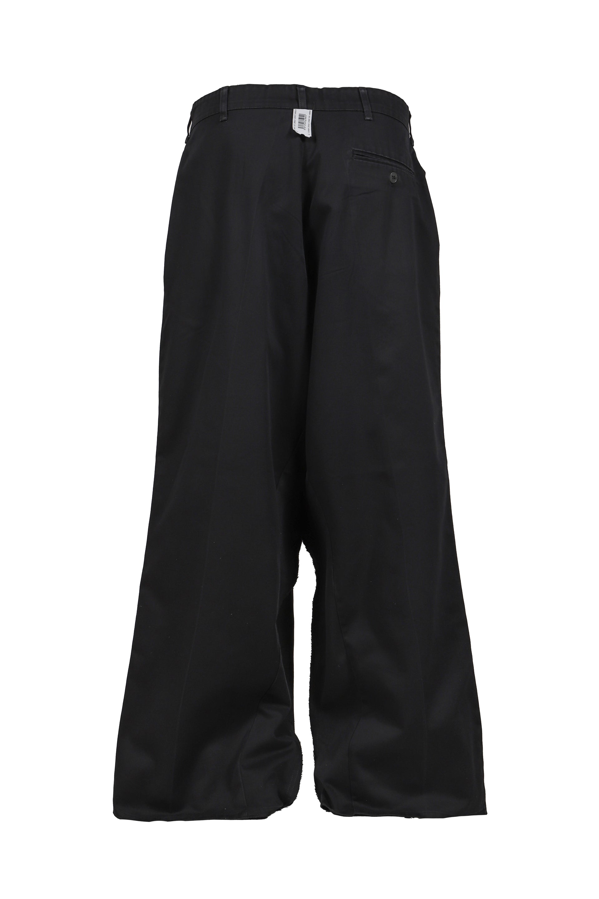 WOLLEN TWILL BLACK NEW TAILORED PANTS / BLK