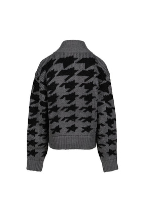 HOUND'S TOOTH STAR COWICHAN / GRY 