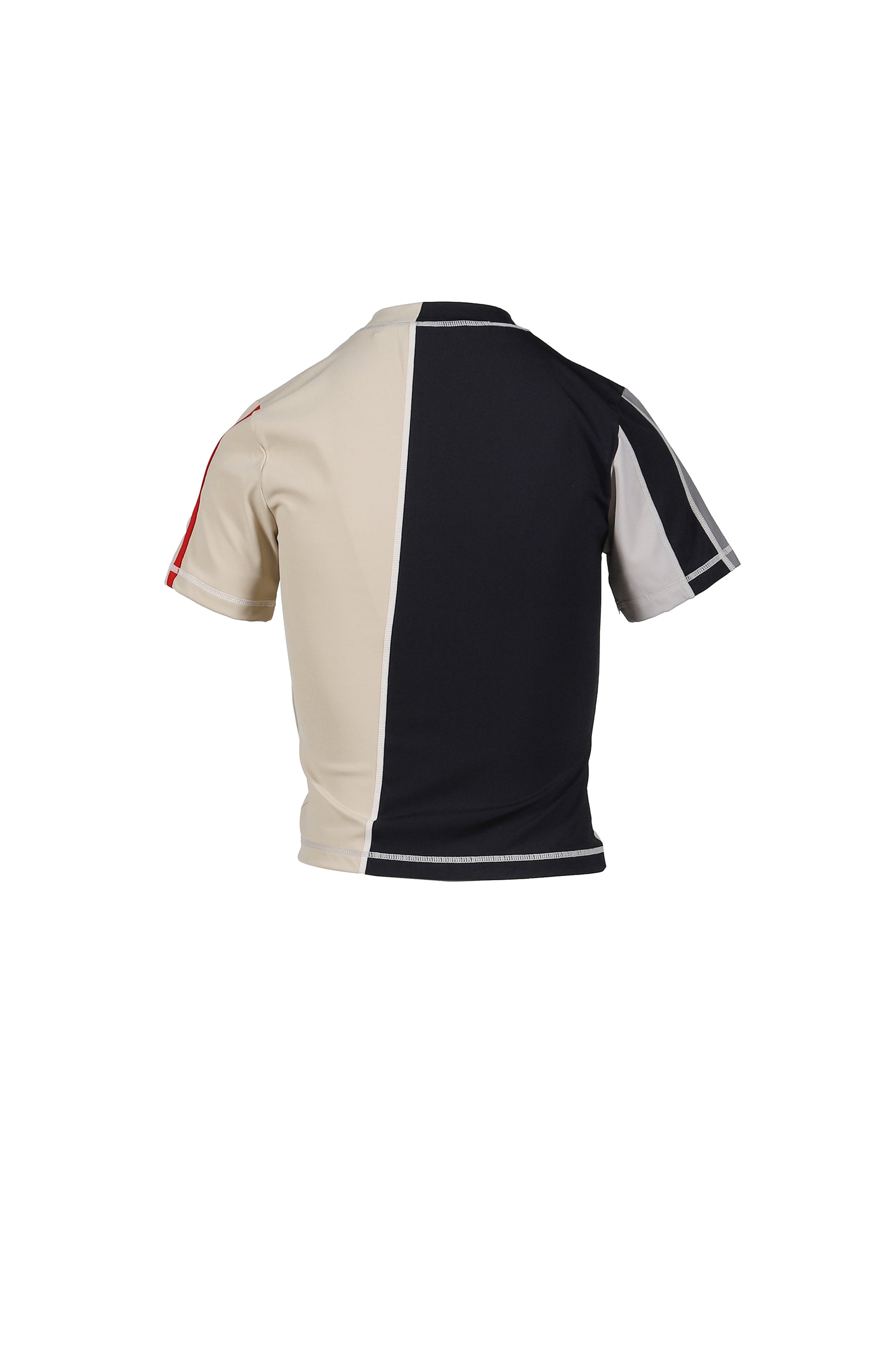 HYBRID CUT SOCCER JERSEY / BLK BEI