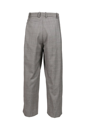 FRESH WOOL CHECK TROUSERS / BRW CHECK