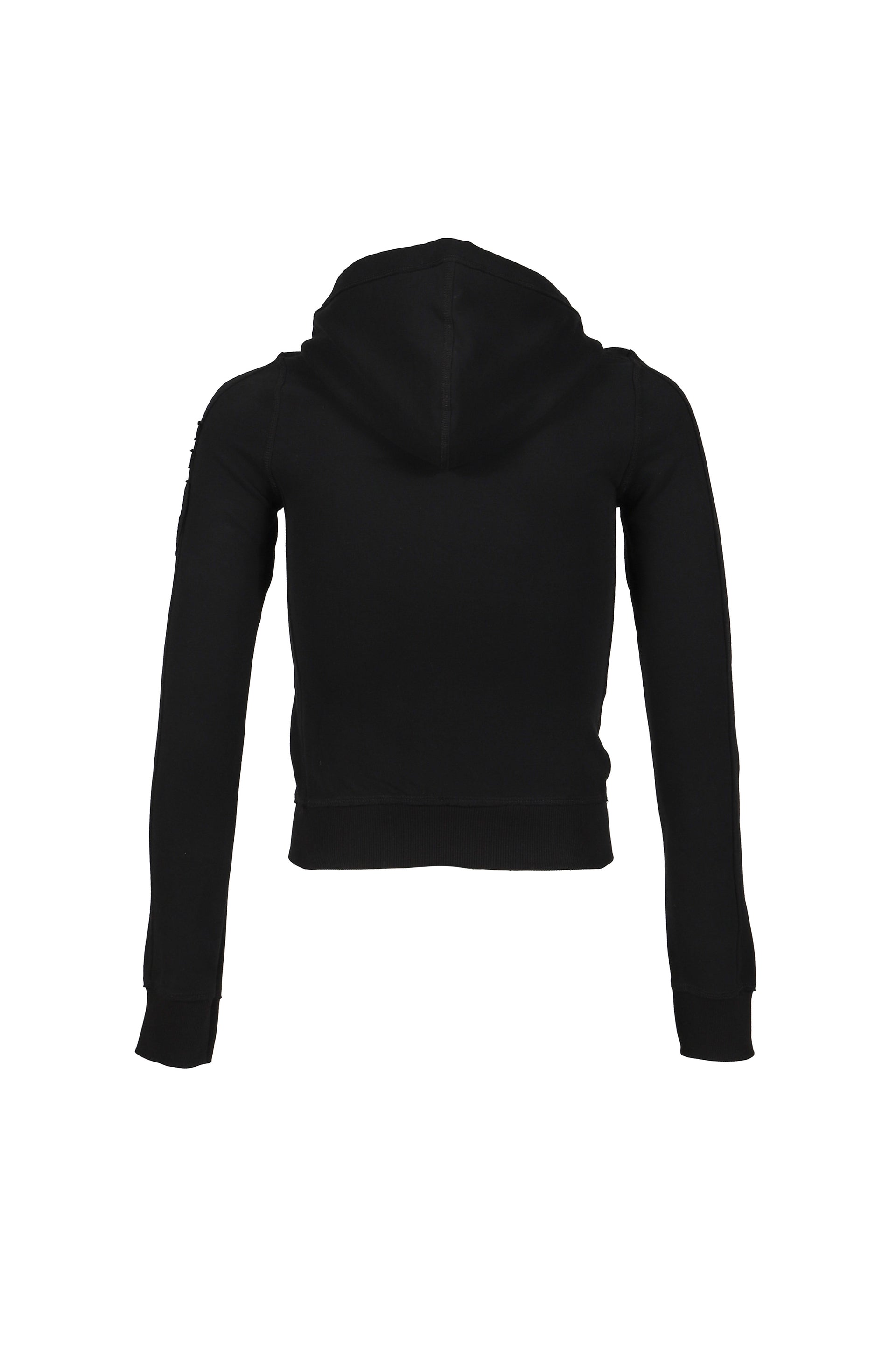 ARMY PATCHED HOODIE ZIP / BLK