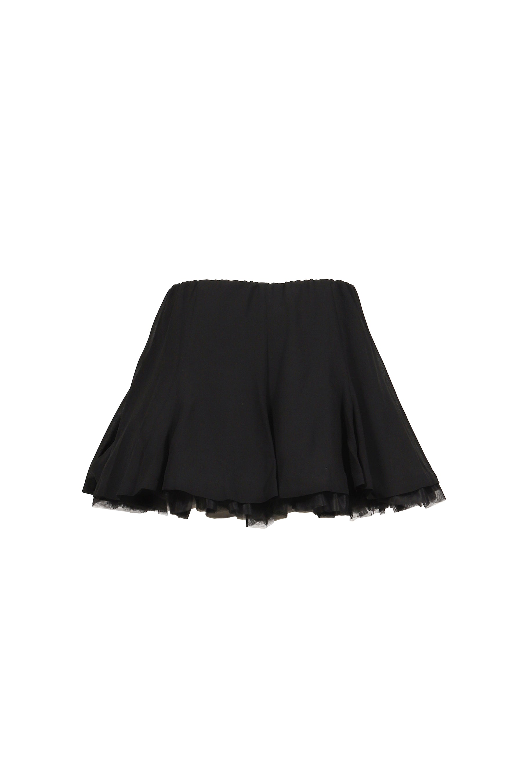 TULLE MINI SKIRT BLACK / BLK