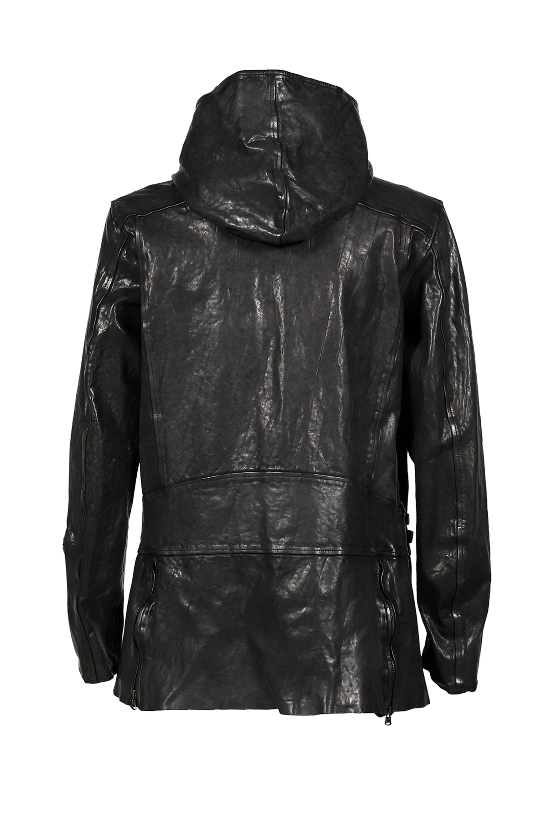 BACKLASH HOODED RIDERS JACKET / BLK