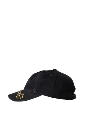 RHUDE CROSS DENIM 6-PANEL HAT / OS