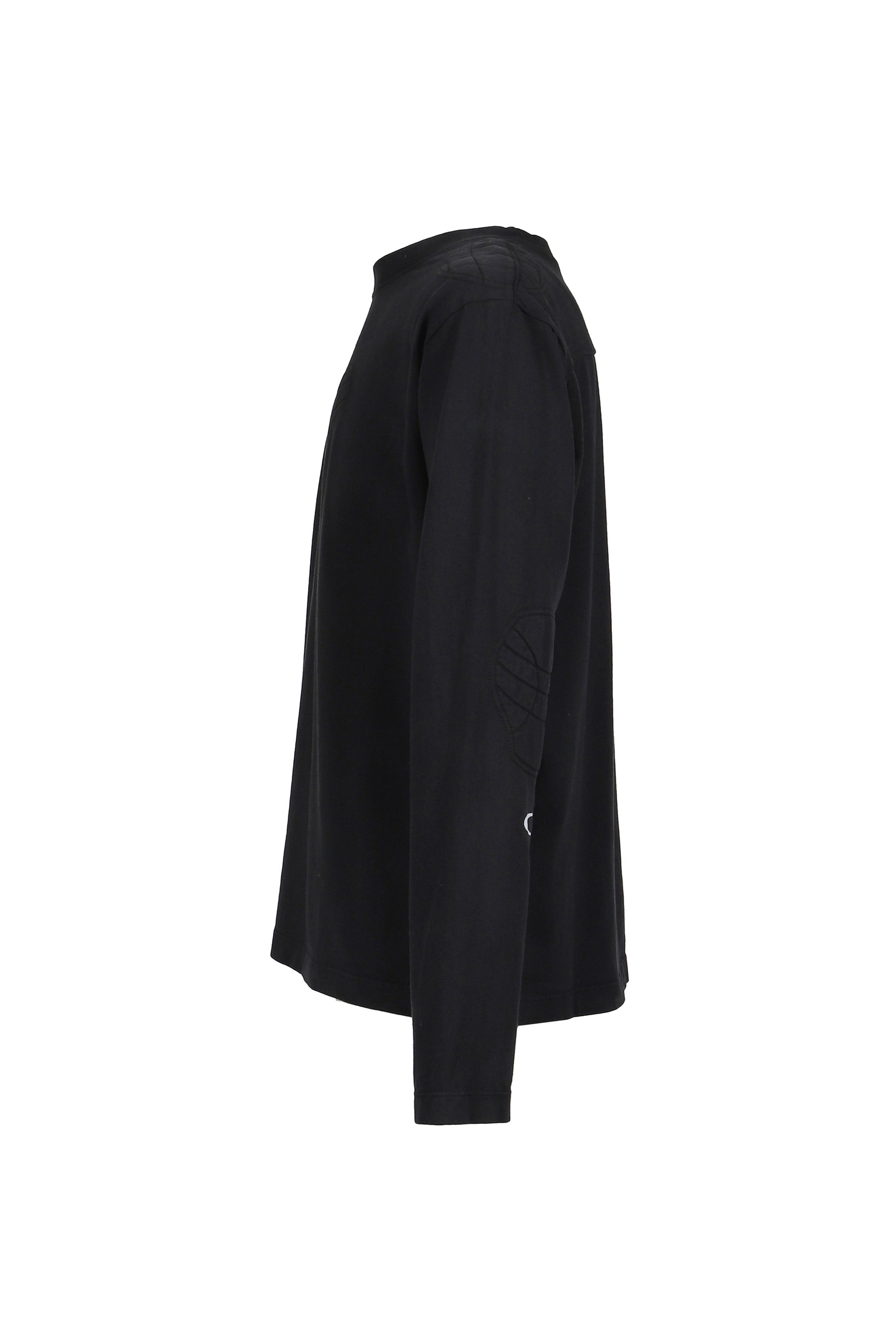 PADDED LONG SLEEVE T-SHIRT / BLK