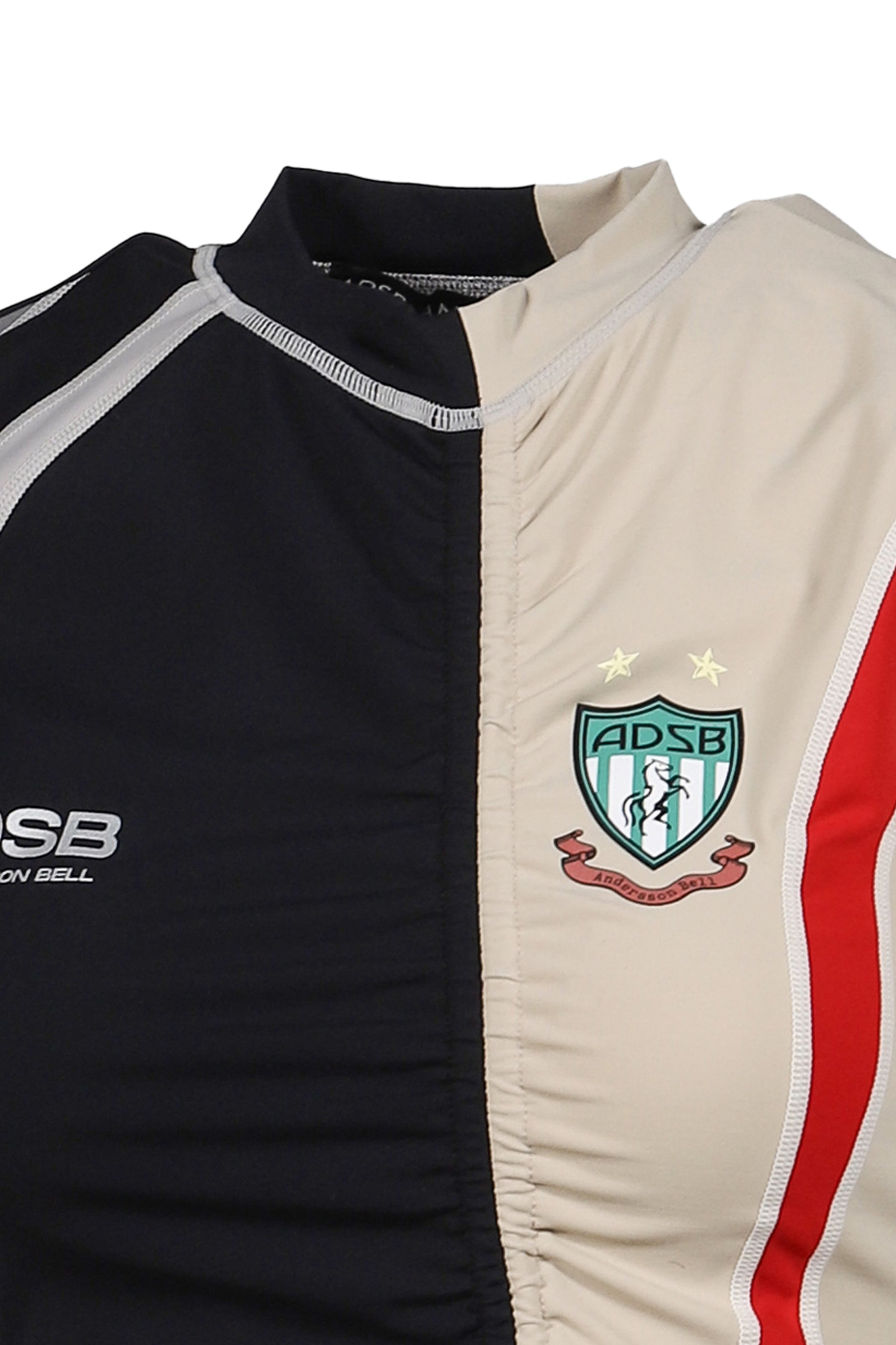 HYBRID CUT SOCCER JERSEY / BLK BEI