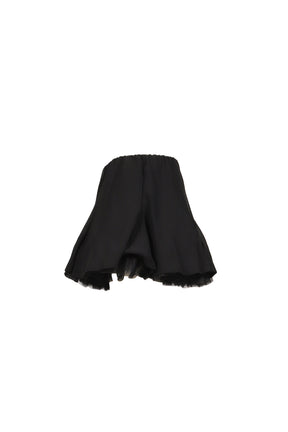 TULLE MINI SKIRT BLACK / BLK
