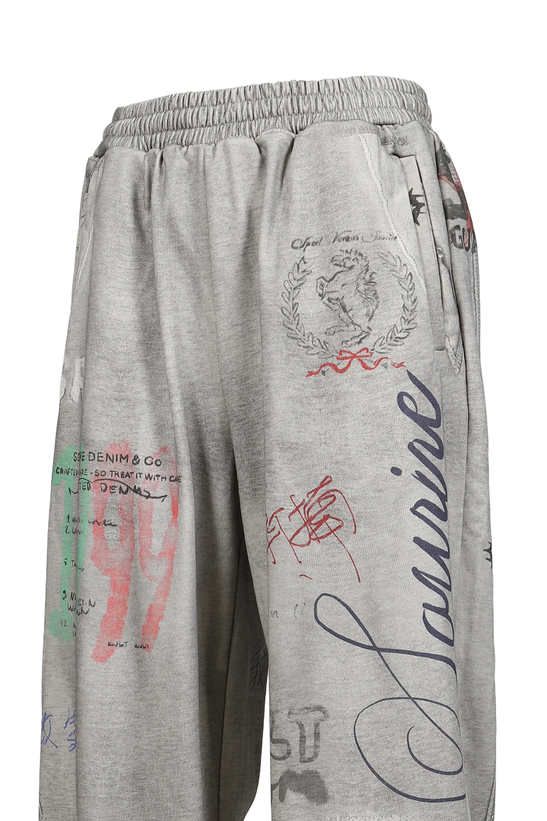 TAGGED SWEATPANTS / GRY