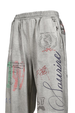 TAGGED SWEATPANTS / GRY