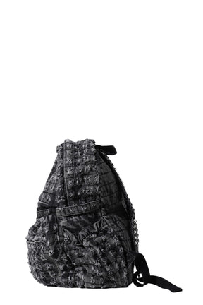 ×ENDS.RP TRASHED DENIM BACKPACK / BLK