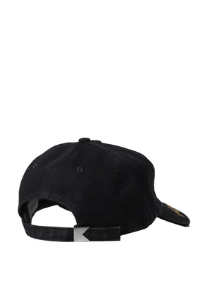 RHUDE CROSS DENIM 6-PANEL HAT / OS