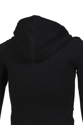 ARMY PATCHED HOODIE ZIP / BLK