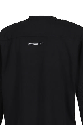 PADDED LONG SLEEVE T-SHIRT / BLK