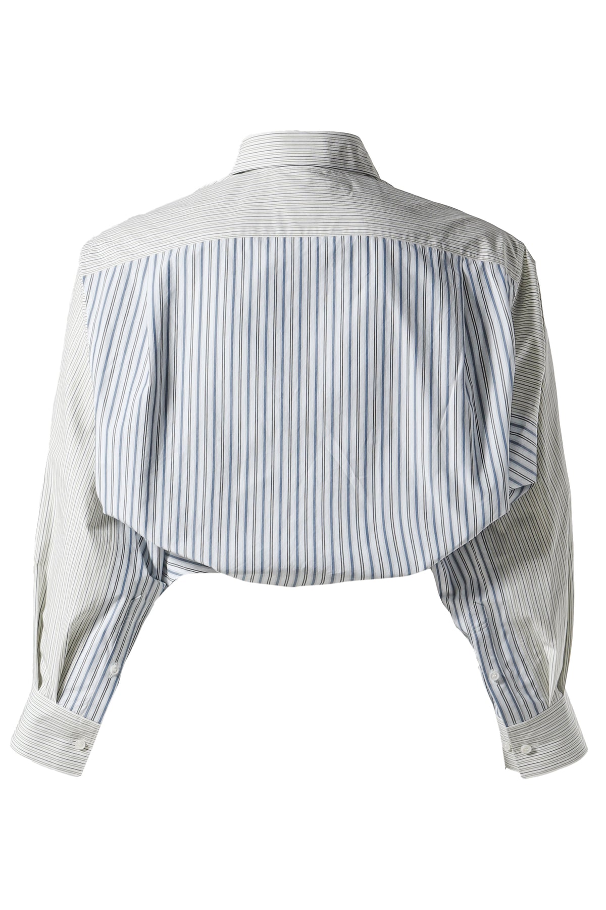 DOUBLE-END FINX STRIPE PAJAMAS SHIRT / YELW*BLU