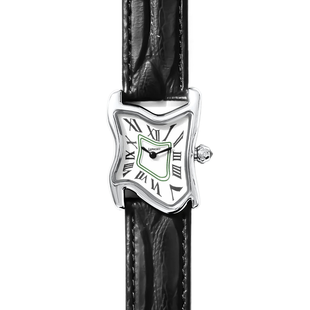 Laphont ラフォン FW25 SQUARE MELTING WATCH SMALL / SIL WHT BLK