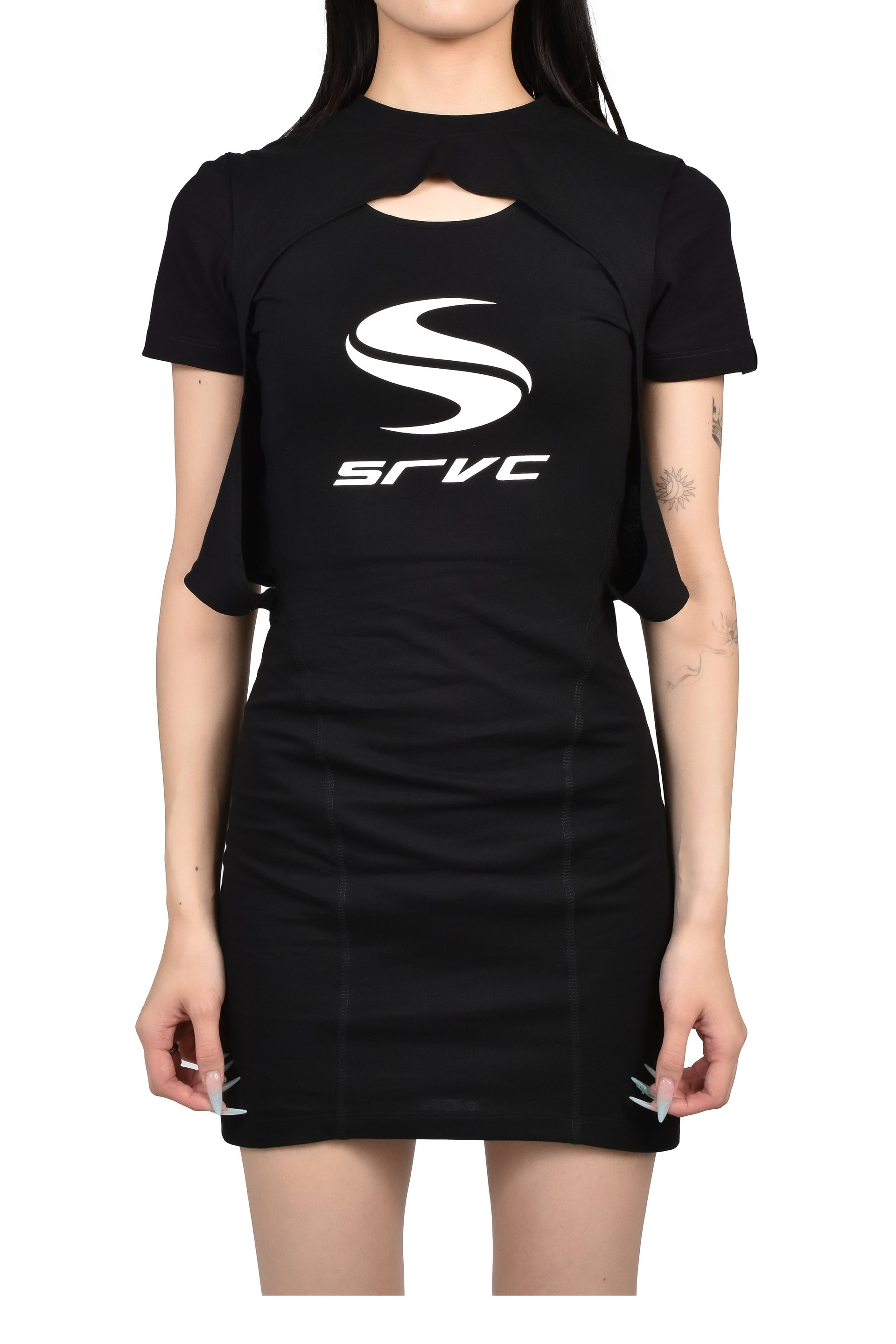 TEE DRESS / BLK