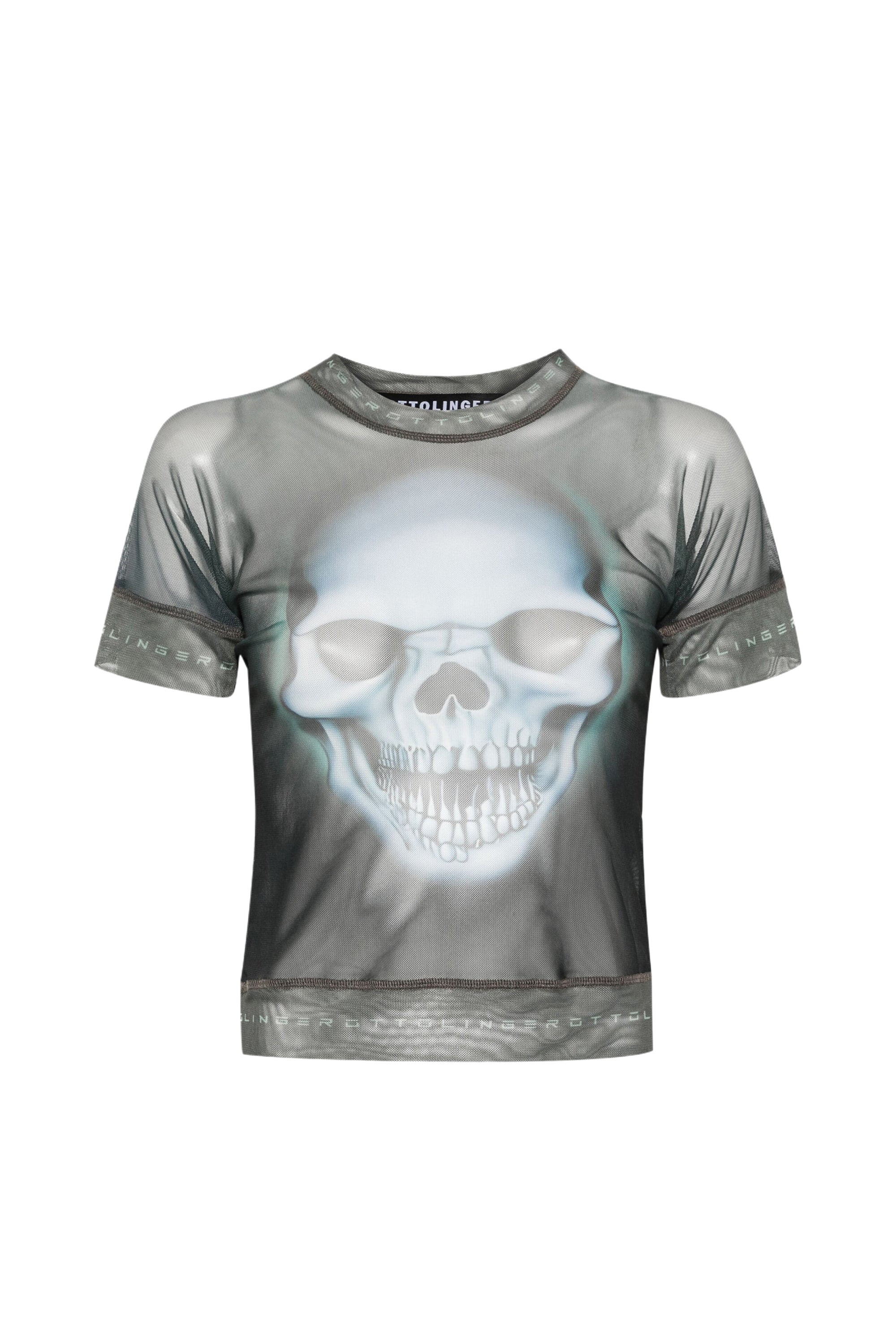 OTTOLINGER オットリンガー SS24 MESH T-SHIRT / SKULL - NUBIAN