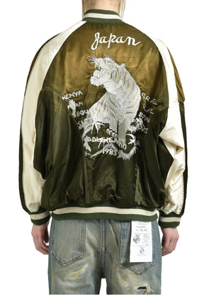 DISTORTED CUTTING SOUVENIOR JACKET / KHA