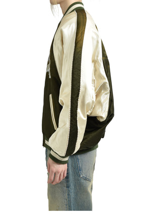 DISTORTED CUTTING SOUVENIOR JACKET / KHA