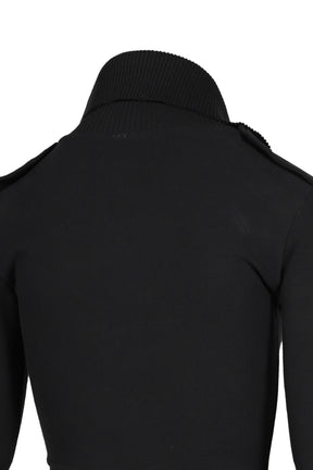 HIGH COLLAR BODYSUIT / BLK