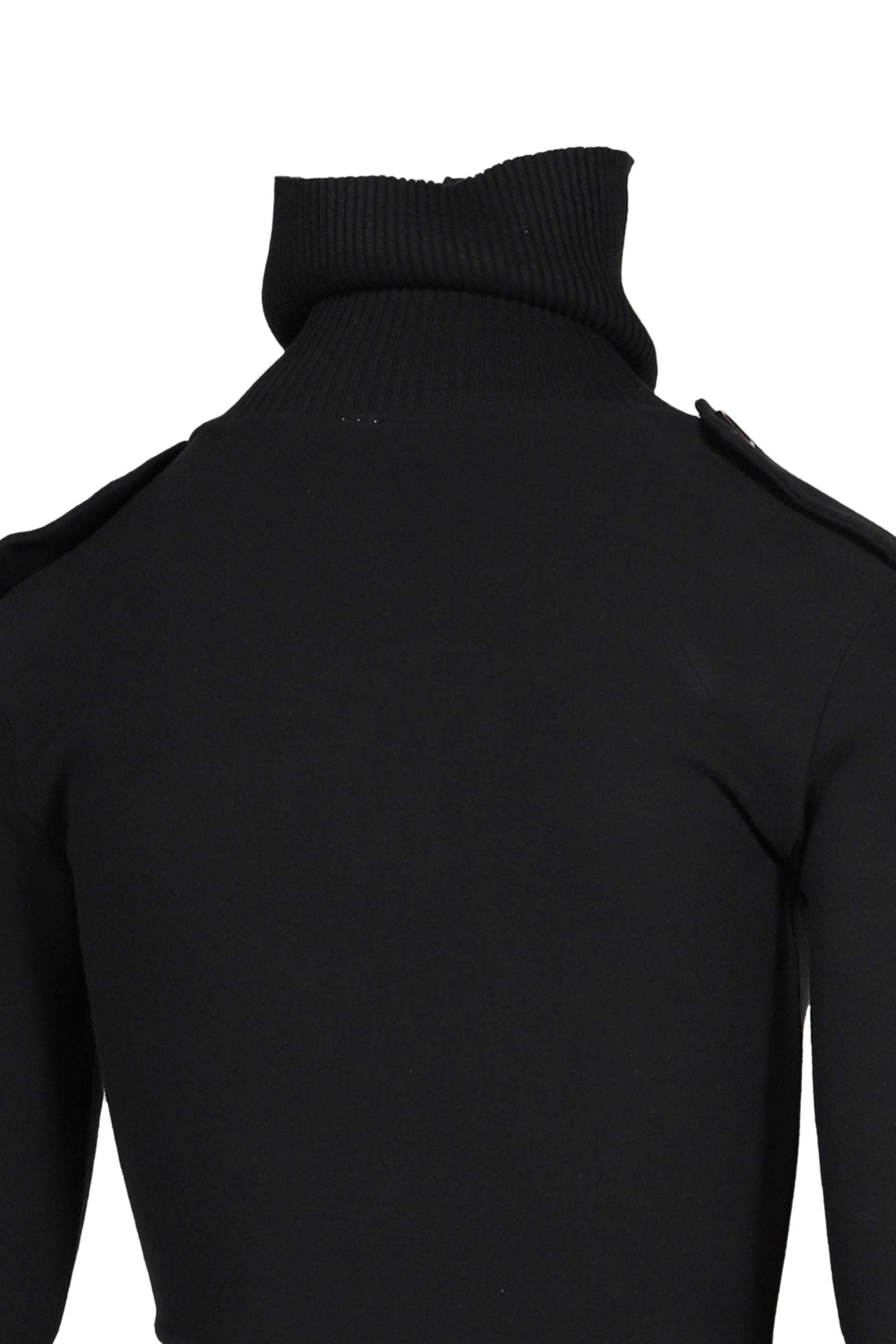 HIGH COLLAR BODYSUIT / BLK
