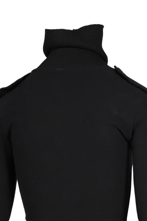 HIGH COLLAR BODYSUIT / BLK