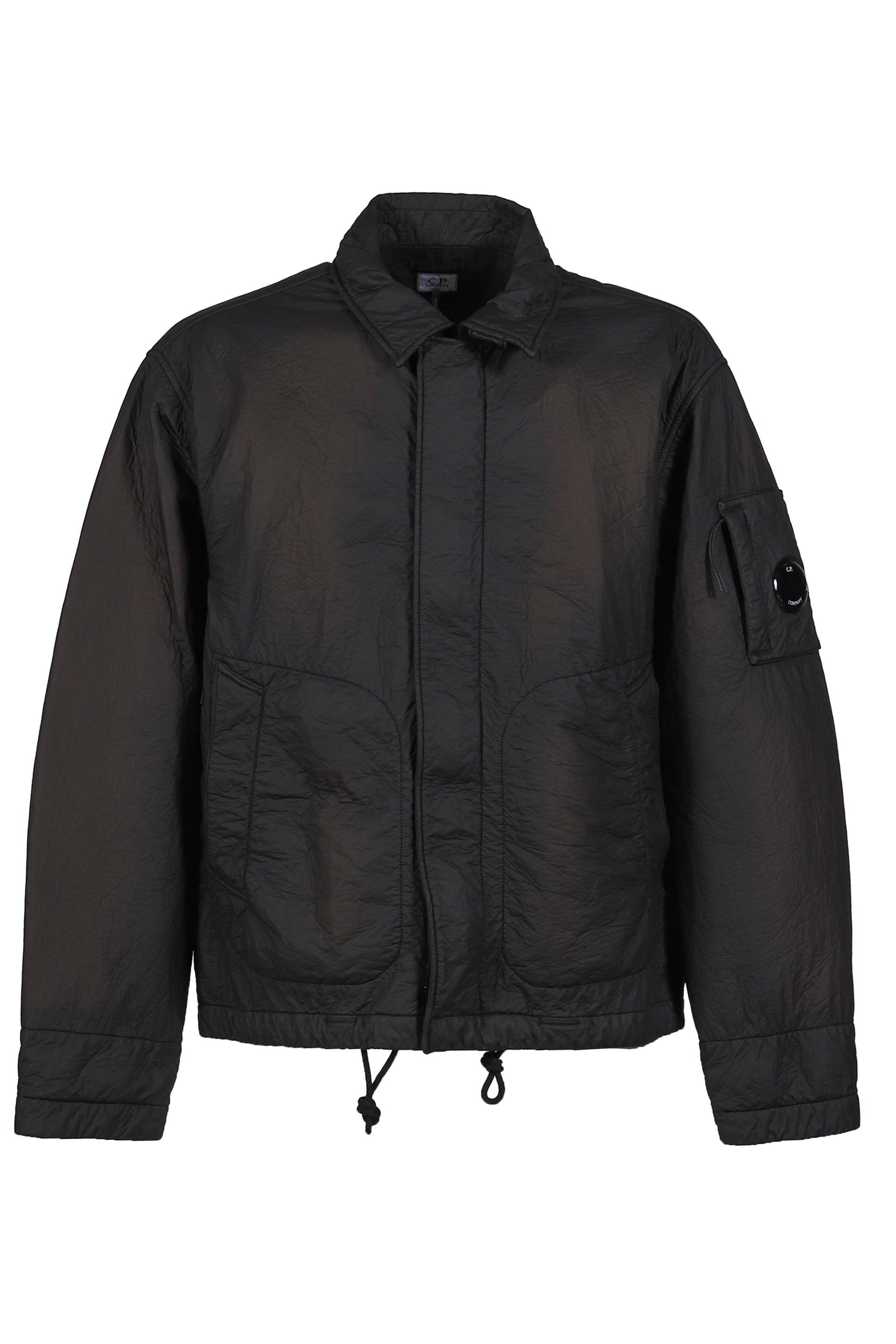 OW MEDIUM JKT IN FELTRO BI-FILM / BLK