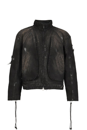 PULMO BLOUSON REPAIRED / BLK