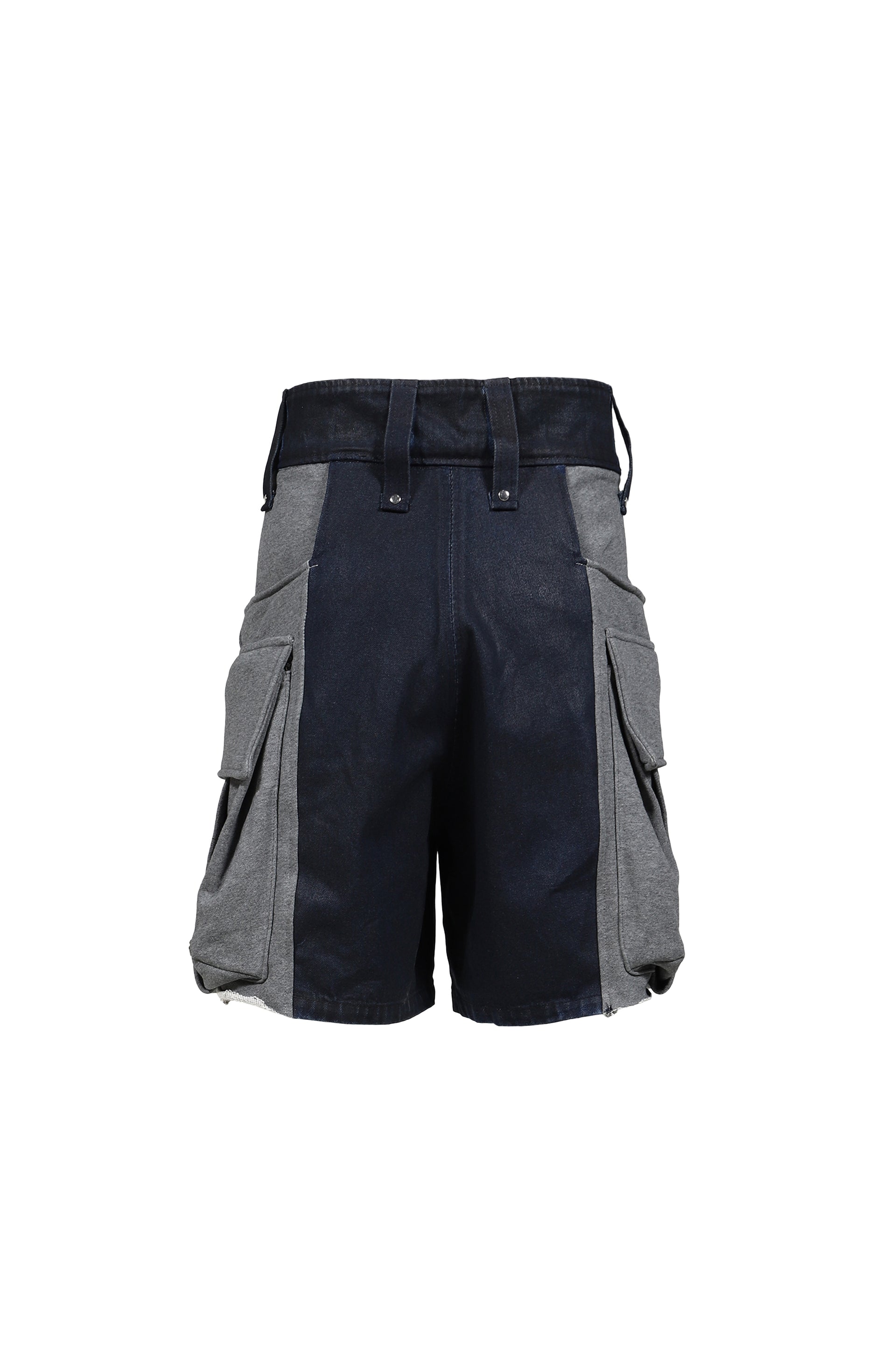 COMBAT SHORT JERSEY & DENIM / BLU GRY