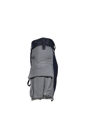 COMBAT SHORT JERSEY & DENIM / BLU GRY