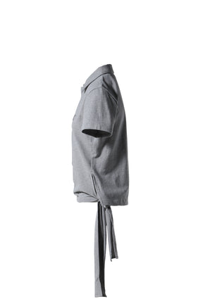 Open YY TRIM POLO T-SHIRT / GRY