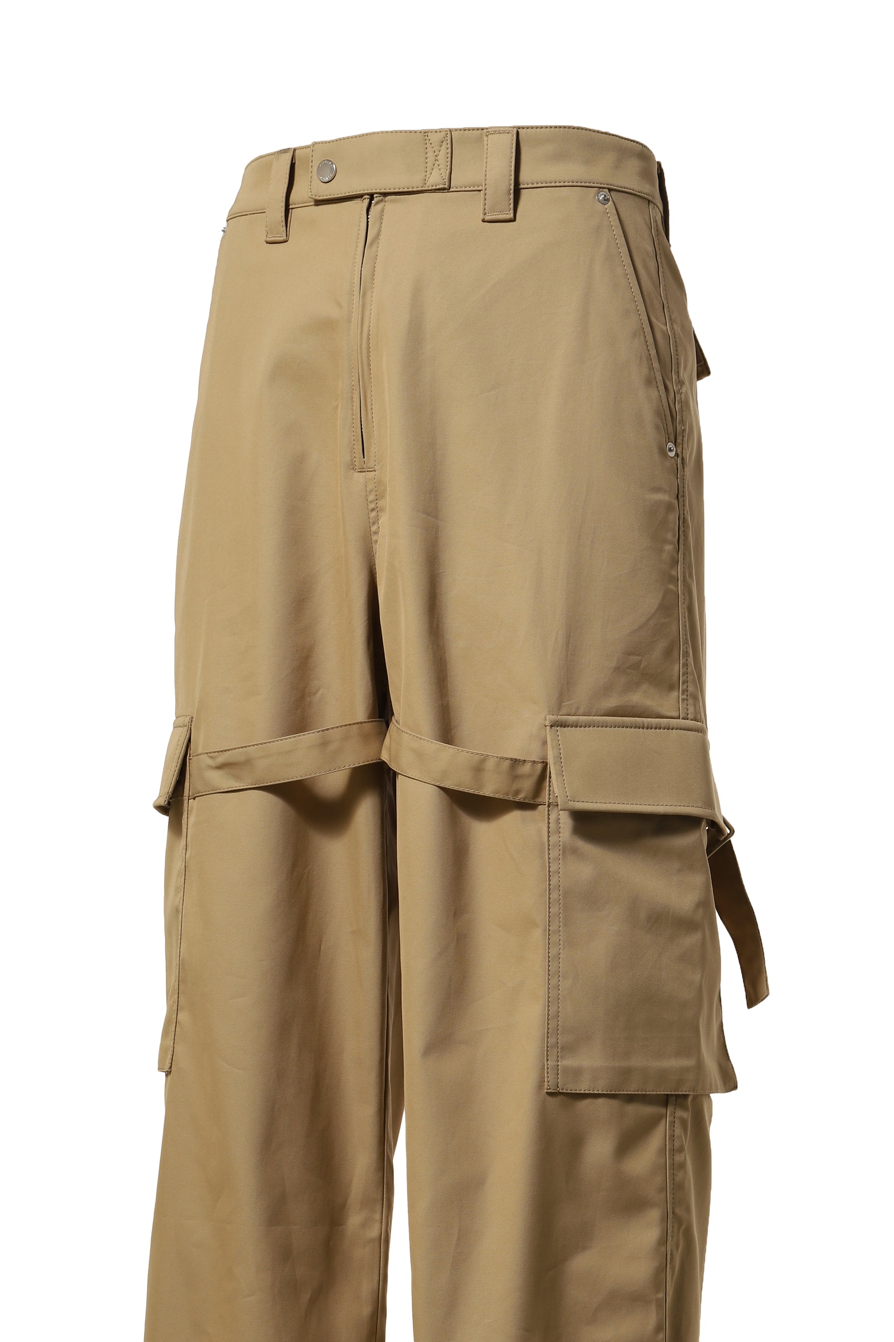 RELAXED FIT CARGO PANTS / BEI