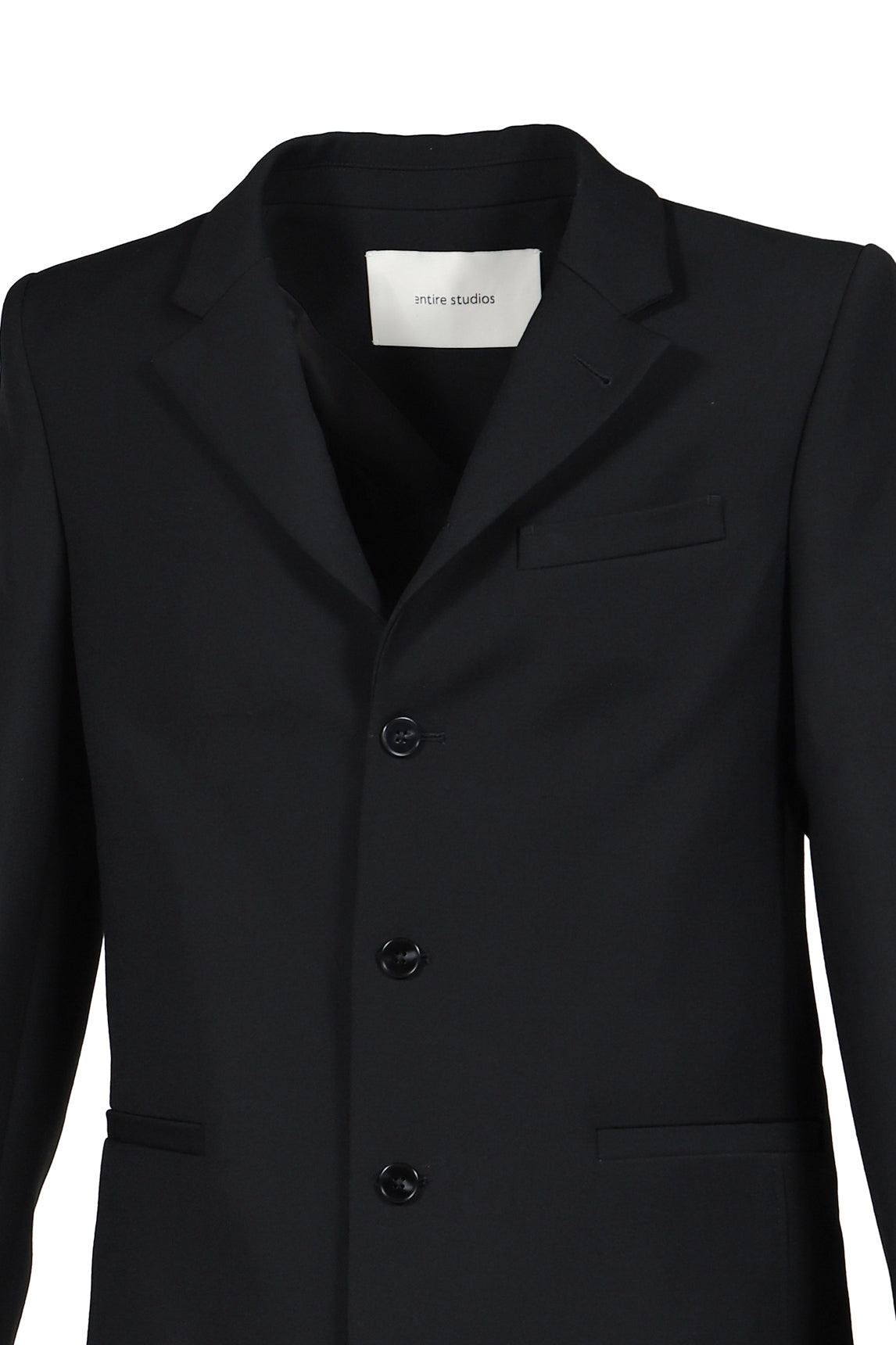 SIMPLE BREASTED BLAZER / BLK