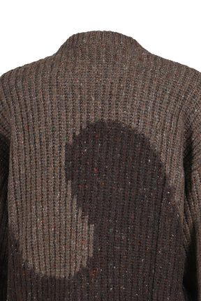 SWIRL WOOL CREWNECK KNIT / BRW