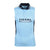 SHRUNKEN STRETCH FOOTBALL VEST / BLU LIGHT BLU