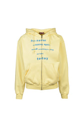 NEVER DRINKING AGAIN YELLOW HOODIE / YEL