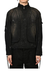 PULMO BLOUSON REPAIRED / BLK