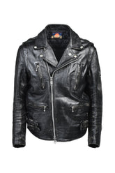 LEATHER JACKET / BLK