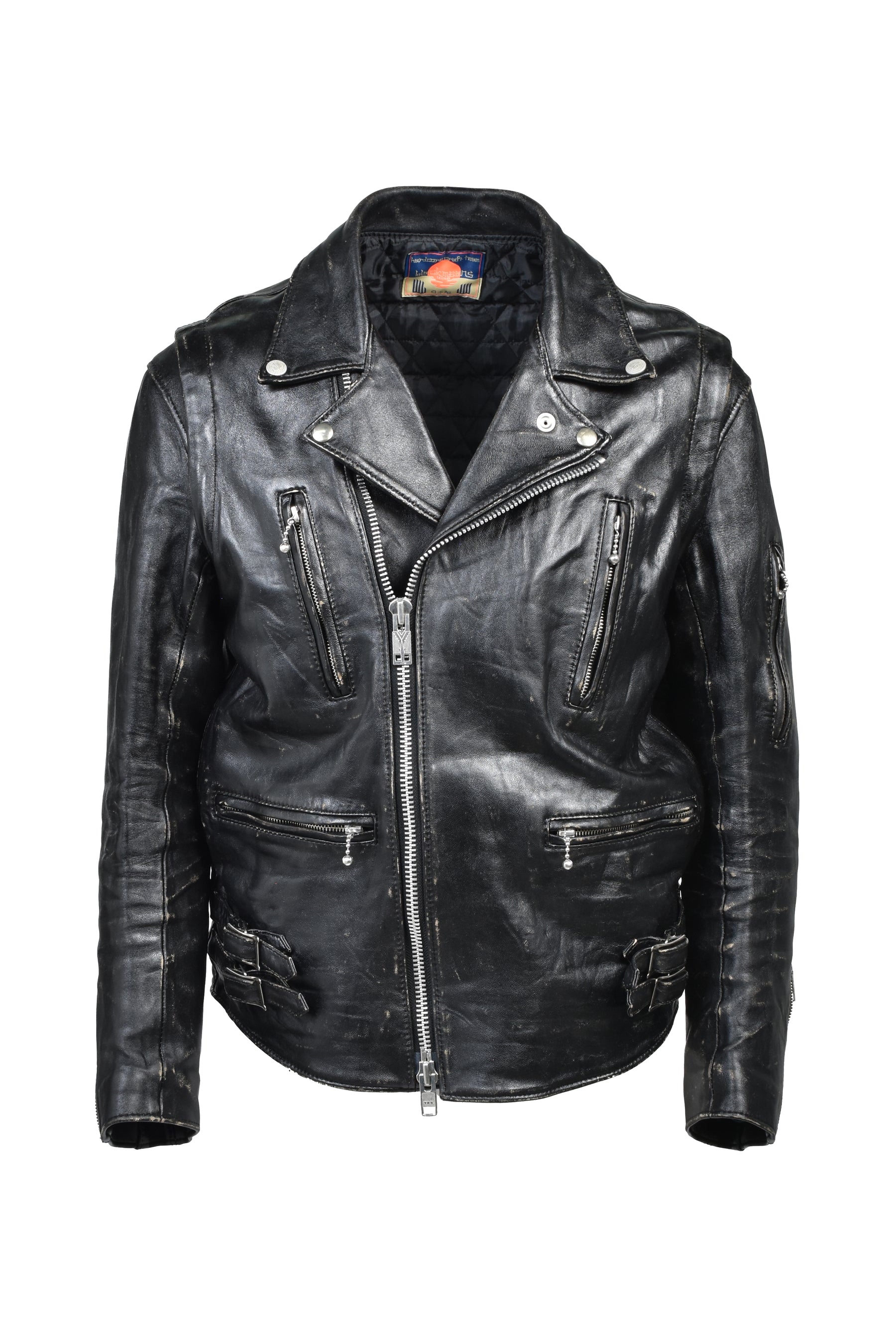 LEATHER JACKET / BLK
