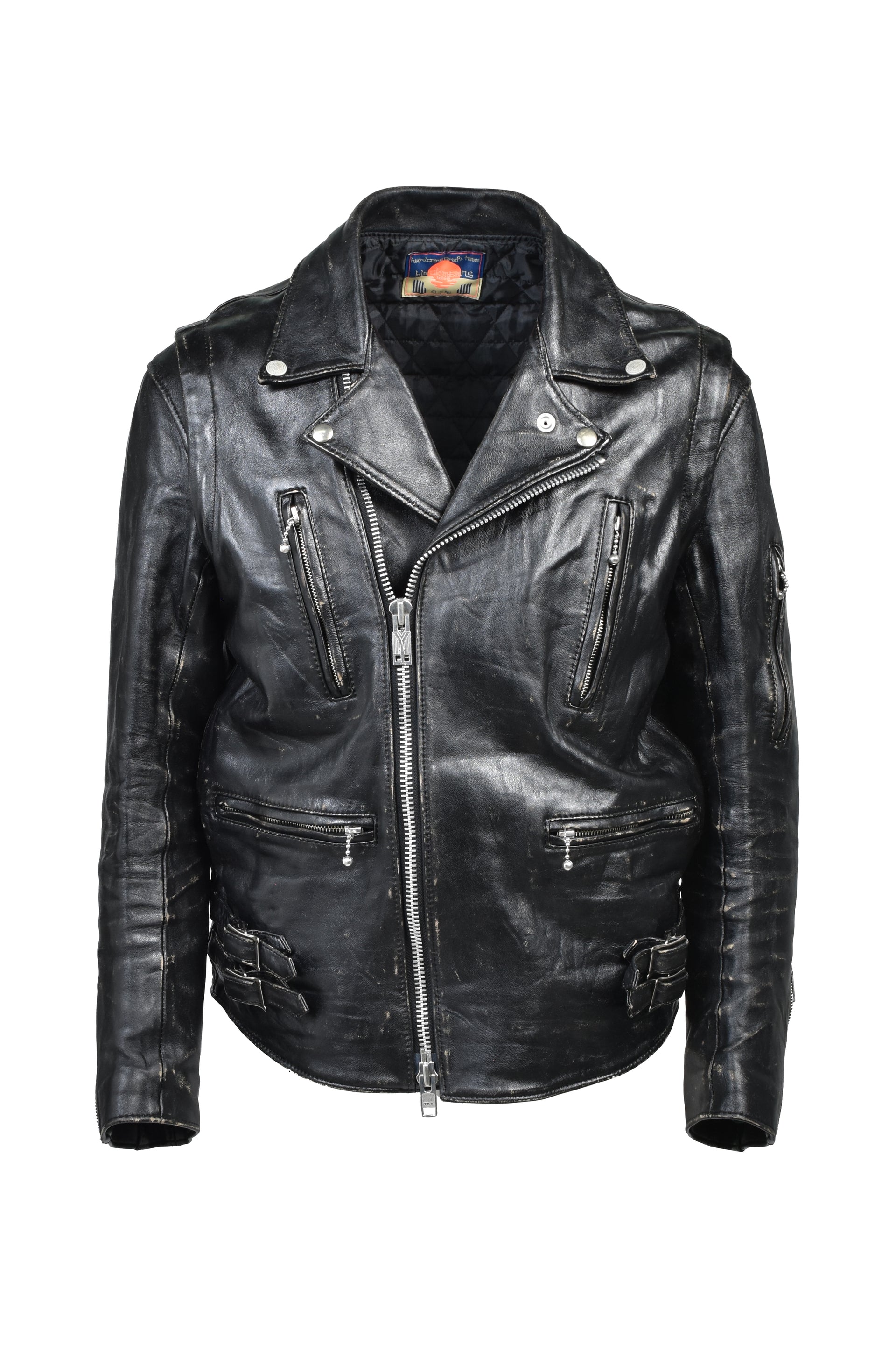 LEATHER JACKET / BLK