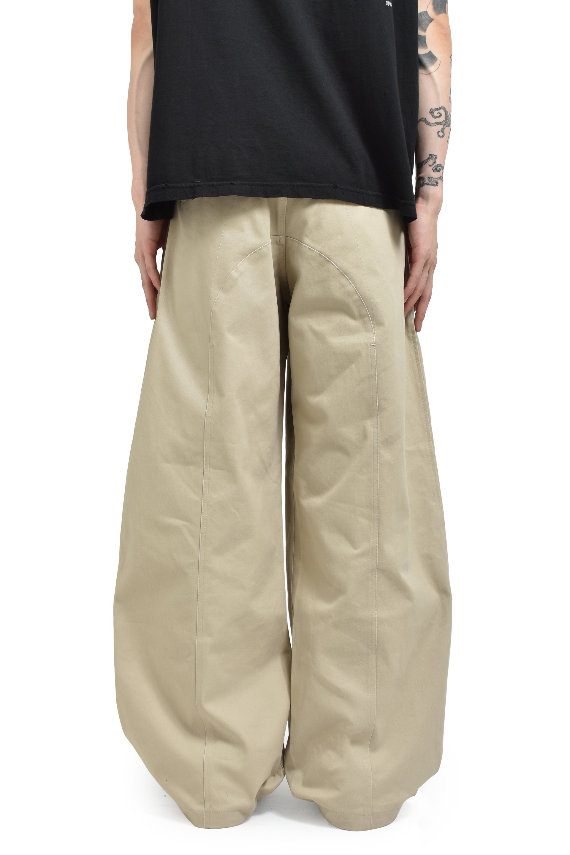 SAINT Mxxxxxx セントマイケル SS24 WIDE PANTS/CHINO / BLK