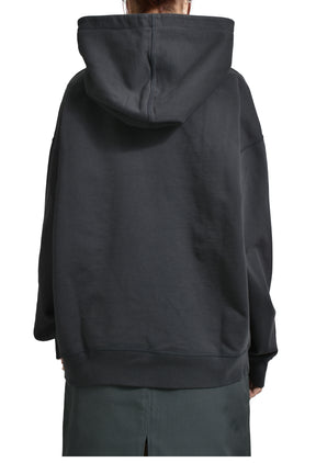 ISOLI OVERSIZE ANIMALS CROP HOODIE / PHANTOM