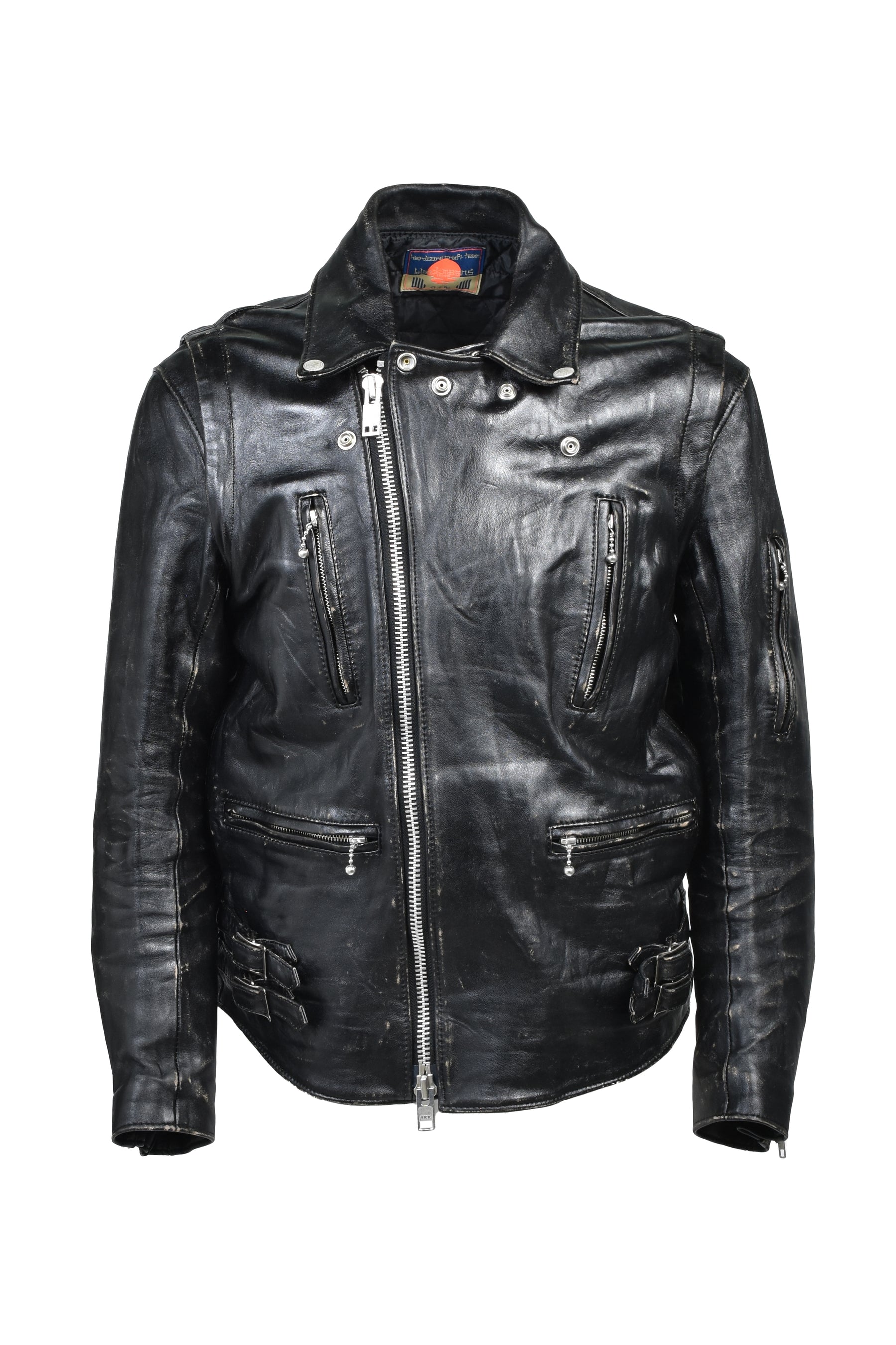 LEATHER JACKET / BLK